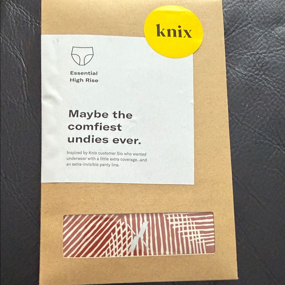 Knix essential high rise underwear size m new